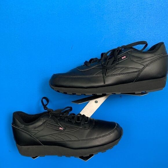 Reebok Classic Renaissance Walking Shoe Men's Size 8.5 4E X-Wide Black/ Grey - Picture 1 of 10